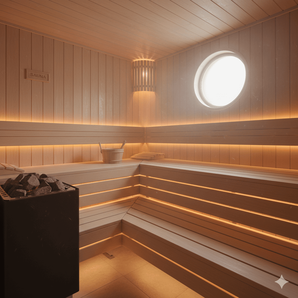 sauna room